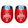 Ohio State Buckeyes 12 oz. Stainless Steel Matte Stemless Tumbler