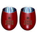 Texas State Bobcats 12 oz. Stainless Steel Matte Stemless Tumbler