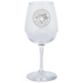 Toronto Blue Jays 12.75 oz. Etched Stemmed Wine Glass