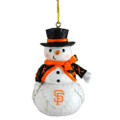 San Francisco Giants Woodland Snowman Ornament