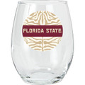 Florida State Seminoles 15 oz. Stemless Wine Glass