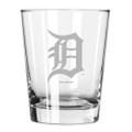Detroit Tigers 15 oz. Etched Double Old Fashioned Glass