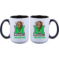 Marshall Thundering Herd Personalized 15 oz. White Mug with Inner Color