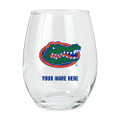 Florida Gators Personalized 15 oz. Stemless Wine Glass