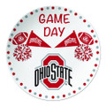 Ohio State Buckeyes Ceramic Game Day Plate