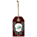 Miami Dolphins Gift Tag Ornament