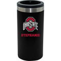 Ohio State Buckeyes Personalized 12 oz. Stainless Steel Slim Can Holder