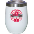 Cincinnati Reds 12 oz. White Stainless Steel Stemless Tumbler