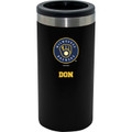 Milwaukee Brewers Personalized 12 oz. Stainless Steel Slim Can Holder