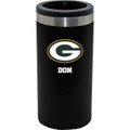 Green Bay Packers Personalized 12 oz. Stainless Steel Slim Can Holder