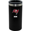 Tampa Bay Buccaneers Personalized 12 oz. Stainless Steel Slim Can Holder
