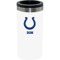 Indianapolis Colts Personalized 12 oz. White Stainless Steel Slim Can Holder