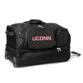 Connecticut Huskies 27" Drop Bottom Wheeled Duffle Bag