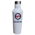 Minnesota Twins Personalized 17 oz. White Stainless Steel Infinity Bottle