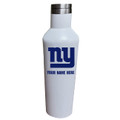 New York Giants Personalized 17 oz. White Stainless Steel Infinity Bottle