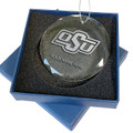 Oklahoma State Cowboys Personalized 3.25" Etched Round Glass Ornament