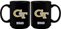 Georgia Tech Yellow Jackets Personalized 15 oz. Black Mug