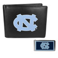 North Carolina Tar Heels Bi-fold Wallet & Color Money Clip