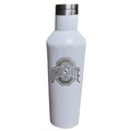 Ohio State Buckeyes 17 oz. White Stainless Steel Infinity Bottle