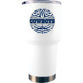 Dallas Cowboys 30 oz. White Stainless Steel Tumbler