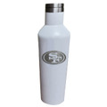 San Francisco 49ers 17 oz. White Stainless Steel Infinity Bottle