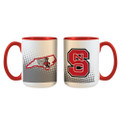 North Carolina State Wolfpack 15 oz. Ceramic Inner Color State of Mind Mug