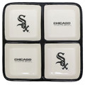 Chicago White Sox Ceramic 4 Section Square Tray