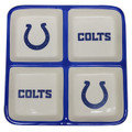 Indianapolis Colts Ceramic 4 Section Square Tray