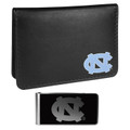 North Carolina Tar Heels Weekend Bi-fold Wallet & Black Money Clip