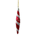 Boston Red Sox Team Color Swirl Ornament
