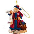 St. Louis Cardinals Nice List Santa Ornament
