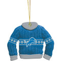 Detroit Lions Ugly Sweater Ornament