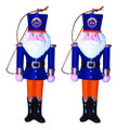 New York Mets 2-Pack Nutcracker Ornament Set