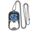 North Carolina Tar Heels Bottle Opener Tag Necklace