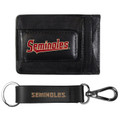 Florida State Seminoles Leather Cash & Cardholder & Strap Key Chain