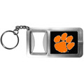 Clemson Tigers Flashlight Key Chain with Bottle Opener