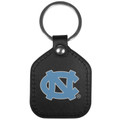 North Carolina Tar Heels Leather Square Key Chain