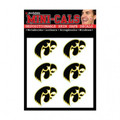 Iowa Hawkeyes Tattoo Face Decals