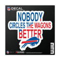 Buffalo Bills 6" x 6" All Surface Slogan Decal