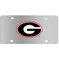 Georgia Bulldogs Steel License Plate Wall Plaque