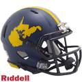 West Virginia Mountaineers Riddell Collectible Mini Speed Style Football Helmet