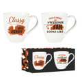 Texas Longhorns Ceramic 2-Piece Coffee Mug Set with Gift Box