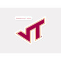 Virginia Tech Hokies Perfect Cut Color Decal