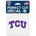 Texas Christian Horned Frogs Perfect Cut Color Decal