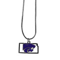 Kansas State Wildcats State Charm Necklace