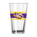 LSU Tigers 16 oz. Stripe Pint Glass