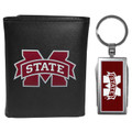 Mississippi State Bulldogs Tri-fold Wallet & Multitool Key Chain