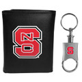 North Carolina State Wolfpack Tri-fold Wallet & Valet Key Chain