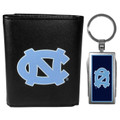 North Carolina Tar Heels Tri-fold Wallet & Multitool Key Chain