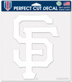 San Francisco Giants 8" x 8" Die Cut White Decal
